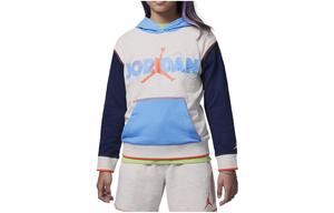 Детская толстовка Jordan, светло-бежевая белая