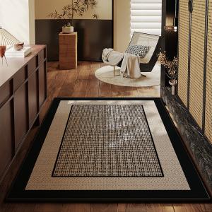 Budis Ковер 100х120 см для входной двери, уличный, французский винтажный стиль, водостойкий, нескользящий, грязе- и пылесборник, режется, Meino [Mutton Fat Velvet]