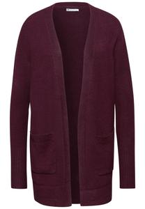 Вязаный кардиган STREET ONE, бордовый
