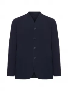 Жакет с воротником-стойкой Giorgio Armani, синий