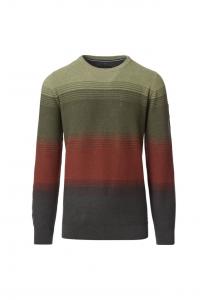 Полосатый свитер Casamoda, зеленый