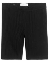 Велосипедные шорты из джерси в рубчик Arket, черный