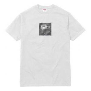 Футболка ss18 chair tee white short sleeve Supreme, белый