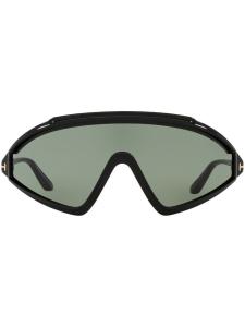 Солнцезащитные очки-маска Lorna TOM FORD Eyewear, черный
