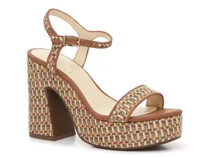 Сандалии Xilka Sandal Jessica Simpson, цвет naturalbrown_mulitcolorsynthetic_fabric