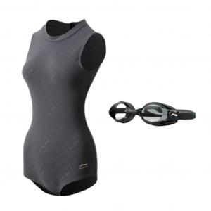 Купальник слитный One-Piece LINING, Swimsuit+Swim Goggles