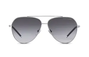 Авиаторские солнцезащитные очки Alloy для мужчин silver LOUIS VUITTON, серебряный