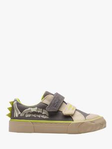 Детские кеды Baby Foxing Stomp Canvas Clarks, Grey Canvas