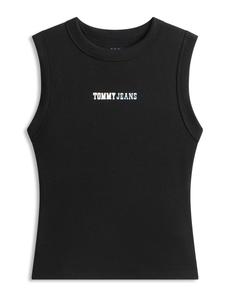 Tommy Jeans Топ 'ESS' в черном цвете