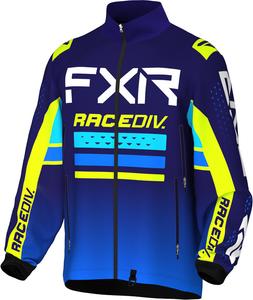 Мотоциклетная куртка FXR rr lite, Blue/Fluo Yellow