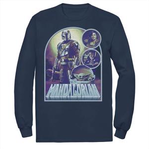 Мужская футболка с групповыми портретами «Звездные войны» и «Мандалорский круг» Star Wars