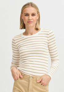 Джемпер Fransa FRHIZAMOND, Beige Brown Mix/Gold-Coloured