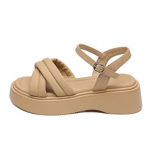 Сандалии с одним ремешком женские ZHR, Apricot