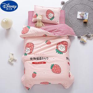 Disney Детский пододеяльник с наволочкой 30x50 см, 120x150 см, 100% хлопок, принт Big Strawberry