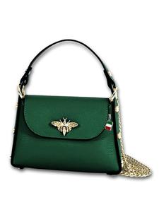 Кожаная сумка через плечо Florence, зеленая, примерно 19 см Florence