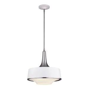 Подвесной светильник Elstead Lighting, 47,9x54 см, цвета белый/нержавеющая сталь