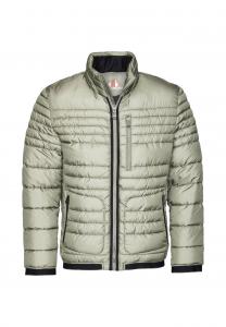 Стеганая куртка с эластичным поясом по низу и манжетам NEW CANADIAN, цвет 381 Green Smoke