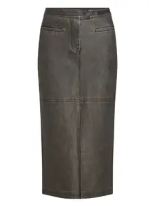 Юбка с эффектом потертости Karl Lagerfeld Jeans, черный