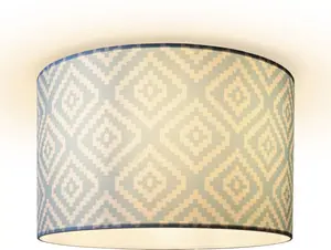 Светильник потолочный Paco Home Hugo Stella, белый / синий