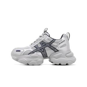 Низкие массивные кроссовки женские C°BANNER, Silver Blue