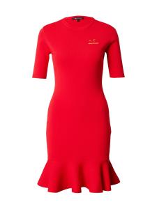 Вязаное платье ARMANI EXCHANGE, красный