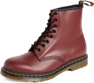 Женские ботинки Dr. Martens 1460 с 8 отверстиями для шнурков, мода, Cherry Red