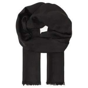 Классический шарф с логотипом и добавлением шерсти Calvin Klein, черный