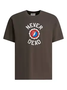 Хлопковая футболка This Is Never That, коричневый
