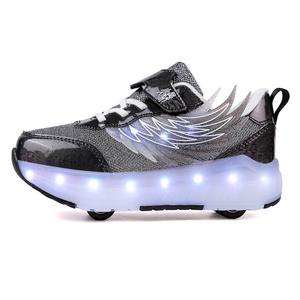 Детские противоскользящие антиударные износостойкие амортизирующие дышащие стабилизирующие повседневные кроссовки Kids' ADOONGA, фиолетовый