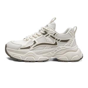 AD Устойчивые к истиранию дышащие низкие массивные кроссовки для мужчин с эффектом увеличения роста - бежевый кофе, цвет Beige Coffee