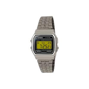 CASIO Часы Retrofit Series Quartz Movement Stainless Steel Strap Watch Men's Watch Black Dial