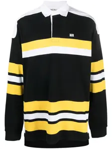 Рубашка поло с длинными рукавами Wales Bonner, черный