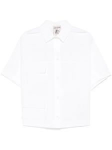 Поплиновая рубашка Semicouture, белый