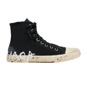 Кроссовки Balenciaga Paris High 'Graffiti - Black', черный