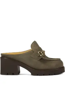 Мюли с цепочным декором Doucal's, зеленый