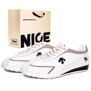 Descente Легкие низкие скейтбордные кроссовки Cron Racer, унисекс, коричневый и белый