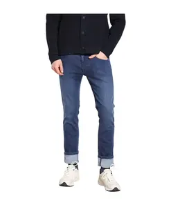 Узкие джинсовые брюки темно-синего цвета Mason'S, синий