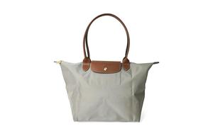 LONGCHAMP Сумка-пельмень из переработанных материалов, Streptopelia Gray