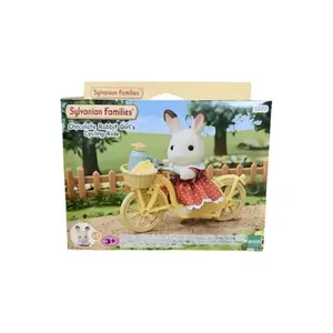 SylvanianFamilies Сильваниан фэмилиз шоколадный кролик сестра и велосипед куклы плюшевые куклы трубы