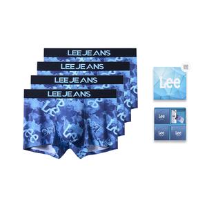 Edge Color 3.0 трусы подарочные наборы мужские 4 шт Lee, синий