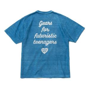Футболка heart badge t-shirt 'indigo' Human Made, синий