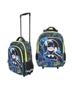 Рюкзак на колесиках с Бэтменом Bioworld, Blue, black & yellow