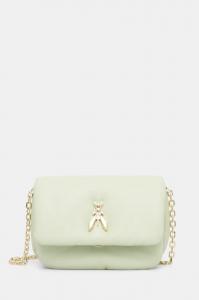 Кожаная сумка Patrizia Pepe, зеленый