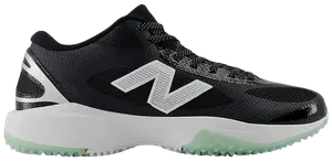 Кроссовки New Balance FreezeLX v5 Turf 'Black White Silver Metallic', черный
