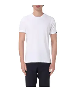 Футболка с короткими рукавами и круглым вырезом Fay, белый