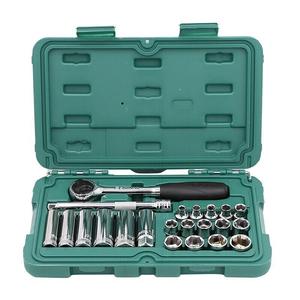 SATA, 22 предмета, серия 10 мм, набор торцевых ключей с храповым механизмом 09524 Набор инструментов для авторемонта, 22 предмета, серия 10 мм, набор головок 09524