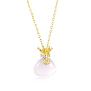 Disney Princess 925 Sterling Silver колье для женщин Gold