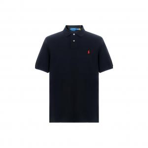 Поло с вышитым логотипом Polo Ralph Lauren, черный