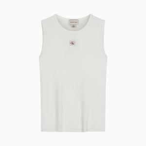 Топы-майки для женщин с круглым вырезом и другие Calvin Klein, yaf-moon белый