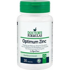 Оптимальная пищевая добавка с цинком 30 капсул Doctor's Formulas
